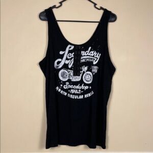 torrid Black Slub Jersey Tank Top